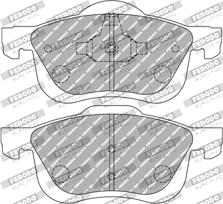 FERODO RACING fékbetétkészlet, tárcsafék - FCP1382H - TothCarparts