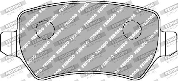 FERODO RACING fékbetétkészlet, tárcsafék - FCP1521H - TothCarparts