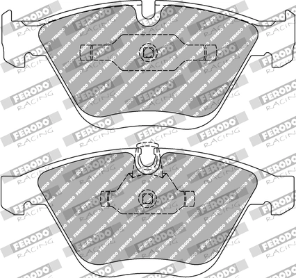 FERODO RACING fékbetétkészlet, tárcsafék - FCP1628Z - TothCarparts