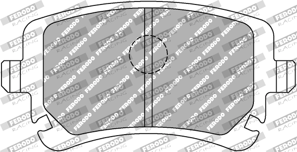 FERODO RACING fékbetétkészlet, tárcsafék - FCP1655H - TothCarparts
