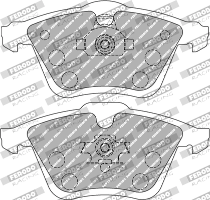 FERODO RACING fékbetétkészlet, tárcsafék - FCP1765H - TothCarparts