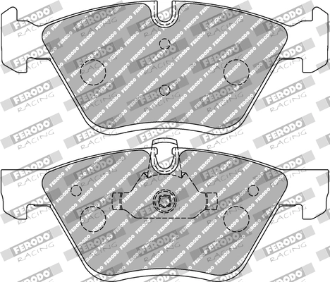 FERODO RACING fékbetétkészlet, tárcsafék - FCP1773H - TothCarparts