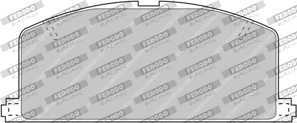 FERODO RACING fékbetétkészlet, tárcsafék - FCP308R - TothCarparts