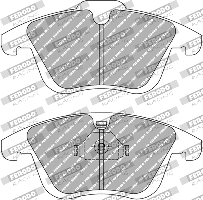 FERODO RACING fékbetétkészlet, tárcsafék - FCP4045H - TothCarparts