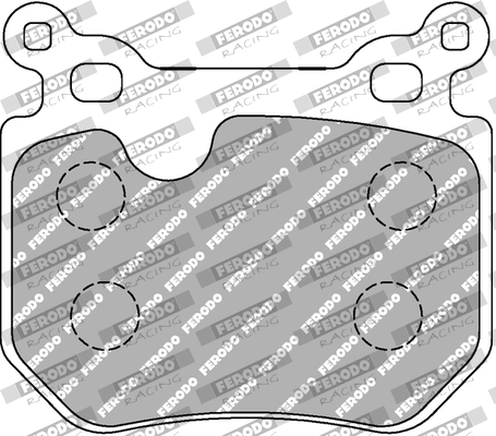 FERODO RACING fékbetétkészlet, tárcsafék - FCP4217H - TothCarparts