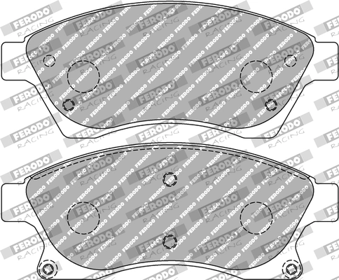 FERODO RACING fékbetétkészlet, tárcsafék - FCP4262W - TothCarparts