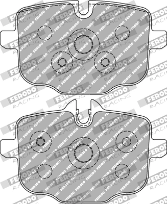 FERODO RACING fékbetétkészlet, tárcsafék - FCP4381H - TothCarparts