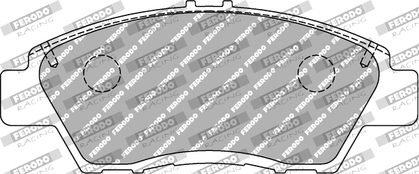 FERODO RACING fékbetétkészlet, tárcsafék - FCP4404H - TothCarparts