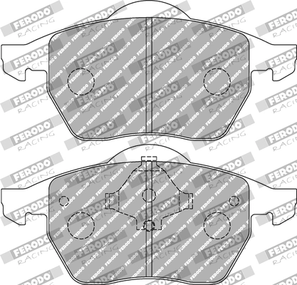 FERODO RACING fékbetétkészlet, tárcsafék - FCP590W - TothCarparts