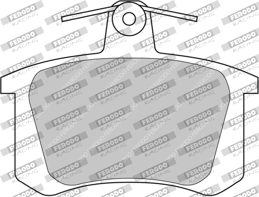 FERODO RACING fékbetétkészlet, tárcsafék - FCP596R - TothCarparts