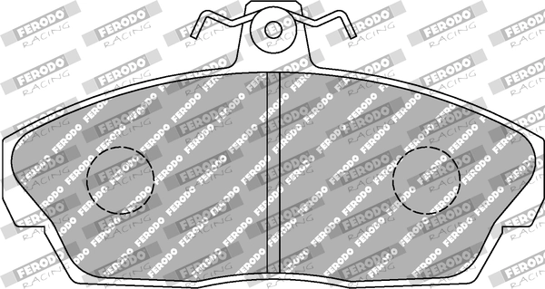 FERODO RACING fékbetétkészlet, tárcsafék - FCP613R - TothCarparts