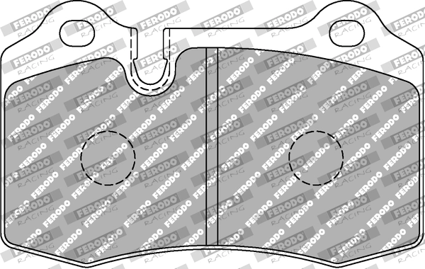 FERODO RACING fékbetétkészlet, tárcsafék - FCP721W - TothCarparts