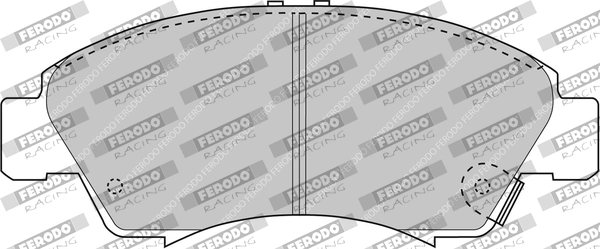 FERODO RACING fékbetétkészlet, tárcsafék - FCP777H - TothCarparts