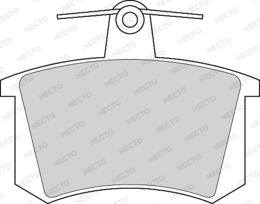 NECTO fékbetétkészlet, tárcsafék - FD262A - TothCarparts