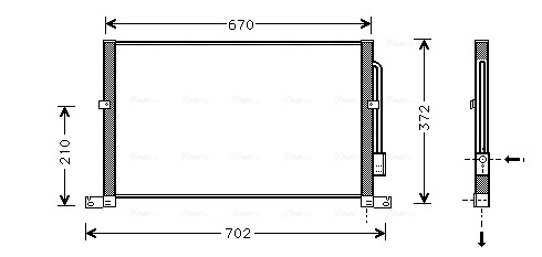 AVA Clever Choice kondenzátor, klíma - FD5302 - TothCarparts