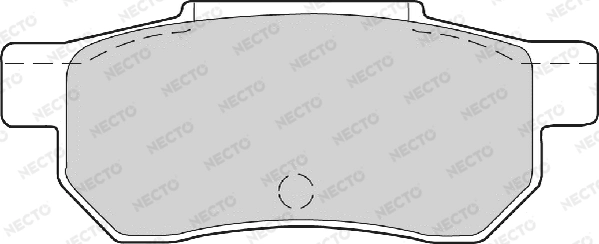 NECTO fékbetétkészlet, tárcsafék - FD6344A - TothCarparts