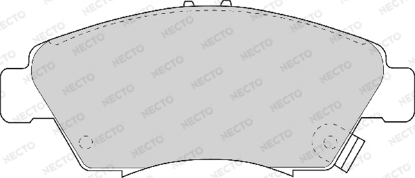 NECTO fékbetétkészlet, tárcsafék - FD6580A - TothCarparts