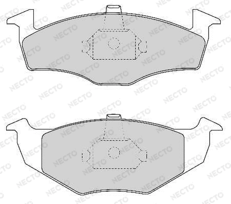 NECTO fékbetétkészlet, tárcsafék - FD6689A - TothCarparts