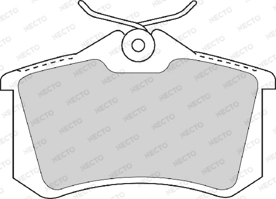 NECTO fékbetétkészlet, tárcsafék - FD6720A - TothCarparts