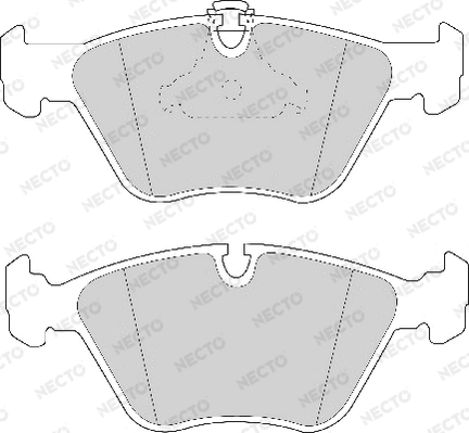 NECTO fékbetétkészlet, tárcsafék - FD6738A - TothCarparts