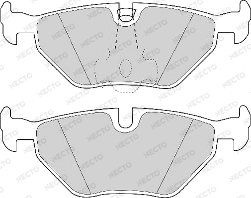 NECTO fékbetétkészlet, tárcsafék - FD6739A - TothCarparts