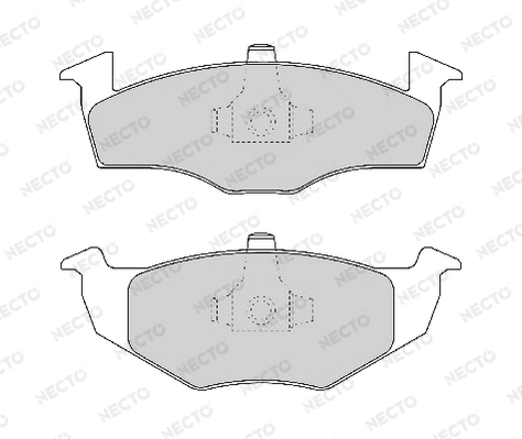 NECTO fékbetétkészlet, tárcsafék - FD6770A - TothCarparts