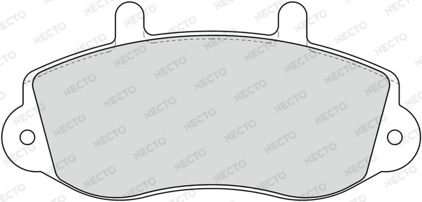 NECTO fékbetétkészlet, tárcsafék - FD6781V - TothCarparts