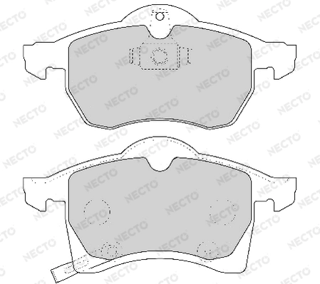 NECTO fékbetétkészlet, tárcsafék - FD6793A - TothCarparts