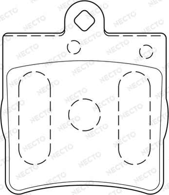 NECTO fékbetétkészlet, tárcsafék - FD6795A - TothCarparts