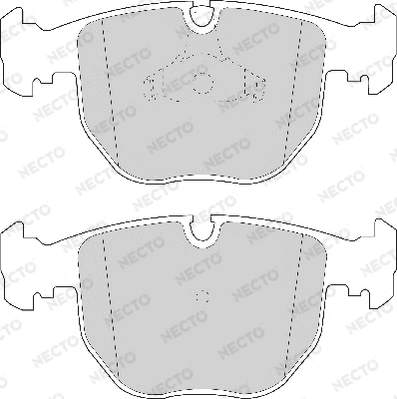 NECTO fékbetétkészlet, tárcsafék - FD6809A - TothCarparts