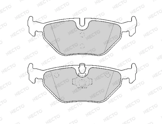 NECTO fékbetétkészlet, tárcsafék - FD6839A - TothCarparts