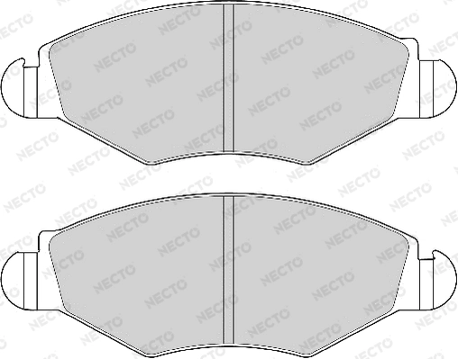 NECTO fékbetétkészlet, tárcsafék - FD6847A - TothCarparts