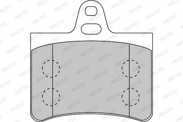 NECTO fékbetétkészlet, tárcsafék - FD6877A - TothCarparts