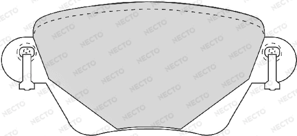 NECTO fékbetétkészlet, tárcsafék - FD6878A - TothCarparts