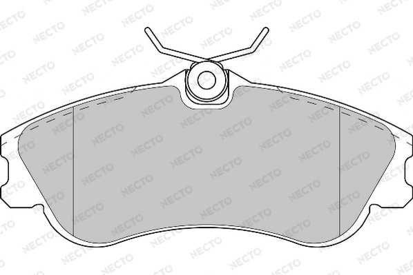 NECTO fékbetétkészlet, tárcsafék - FD6892A - TothCarparts