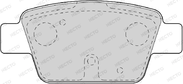 NECTO fékbetétkészlet, tárcsafék - FD6919A - TothCarparts