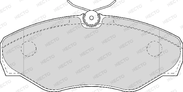 NECTO fékbetétkészlet, tárcsafék - FD6944V - TothCarparts