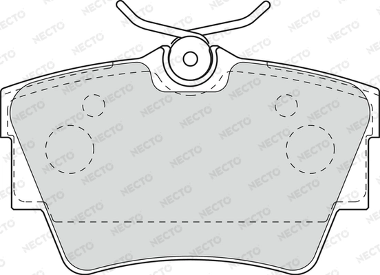NECTO fékbetétkészlet, tárcsafék - FD6945V - TothCarparts