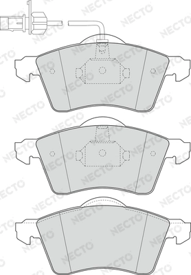 NECTO fékbetétkészlet, tárcsafék - FD6946V - TothCarparts