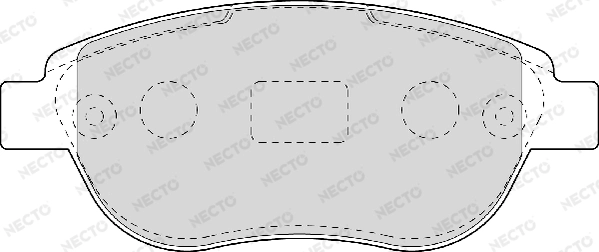 NECTO fékbetétkészlet, tárcsafék - FD6948A - TothCarparts