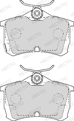 NECTO fékbetétkészlet, tárcsafék - FD6956A - TothCarparts