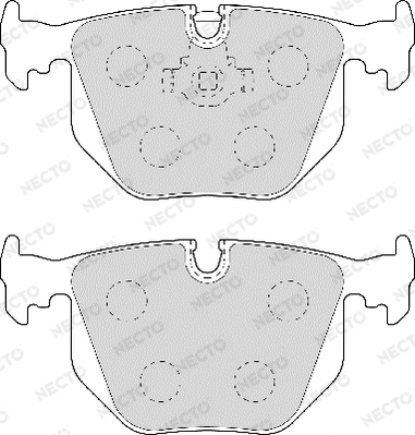 NECTO fékbetétkészlet, tárcsafék - FD6957A - TothCarparts