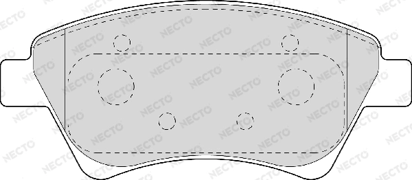 NECTO fékbetétkészlet, tárcsafék - FD6958A - TothCarparts