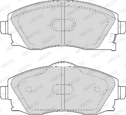NECTO fékbetétkészlet, tárcsafék - FD6960A - TothCarparts