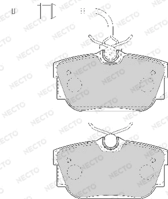 NECTO fékbetétkészlet, tárcsafék - FD6997A - TothCarparts