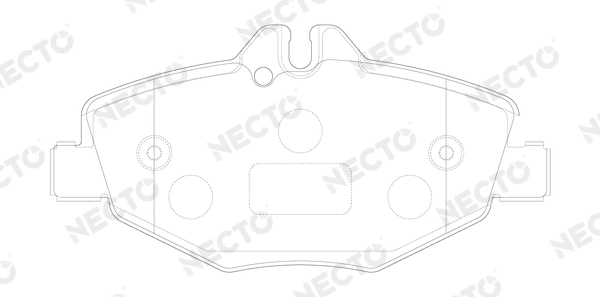 NECTO fékbetétkészlet, tárcsafék - FD7007A - TothCarparts