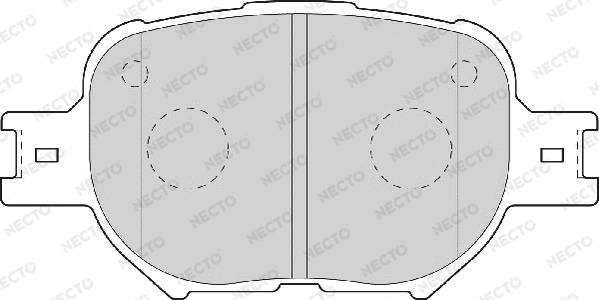 NECTO fékbetétkészlet, tárcsafék - FD7020A - TothCarparts
