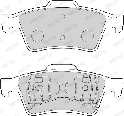 NECTO fékbetétkészlet, tárcsafék - FD7026A - TothCarparts