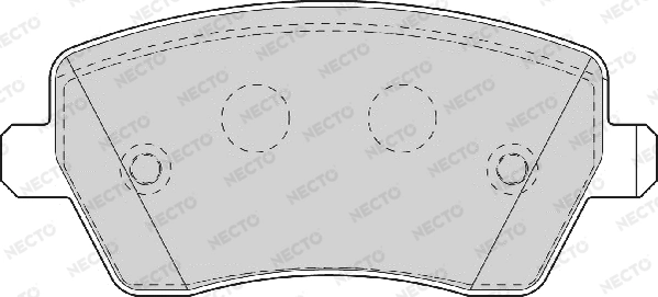 NECTO fékbetétkészlet, tárcsafék - FD7063A - TothCarparts