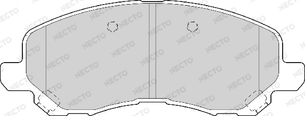 NECTO fékbetétkészlet, tárcsafék - FD7066A - TothCarparts